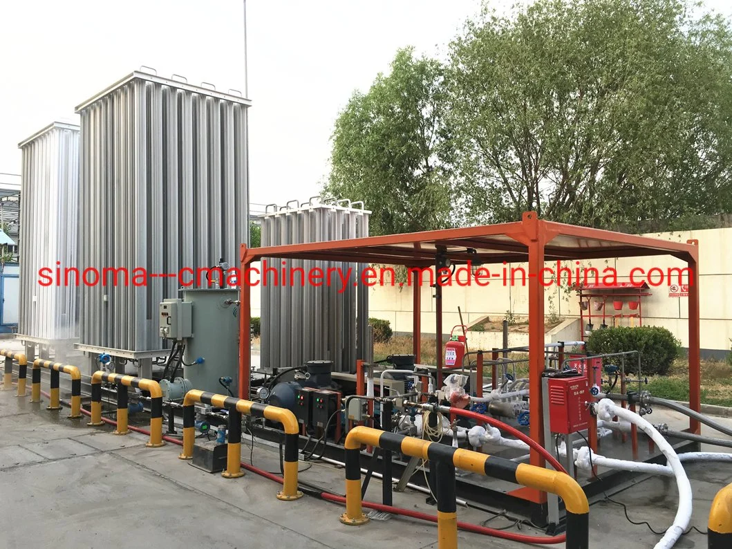 LNG Pump Small Scale Natural Gas Liquefaction LNG Dewar Filling Pump Skid