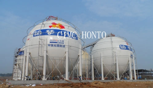 3000m3 1500ton LPG Propane Butane Gas Spherical Storage Tank Egypt