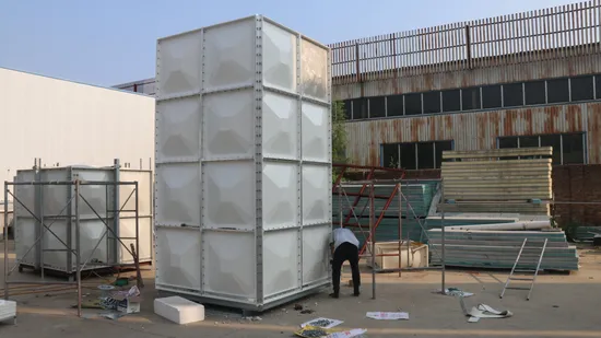 Direkte Lieferung ab Werk, GFK, FRP, SMC, Abdichtung, modularer, rechteckiger Regenwasserspeicher aus Fiberglas, günstiger Preis mit UK WRAs und ISO-Zertifikat