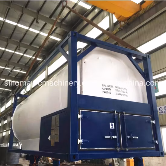 LNG Lco2 Lh2 Flüssiger Sauerstoff Stickstoff Argon Gas Tankstelle Kleiner LNG Regasifizierungstank